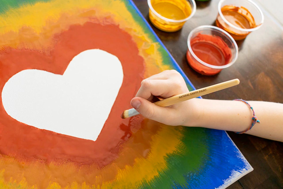 Rainbow Soft pastel drawing, Easy painting tricks for kids 