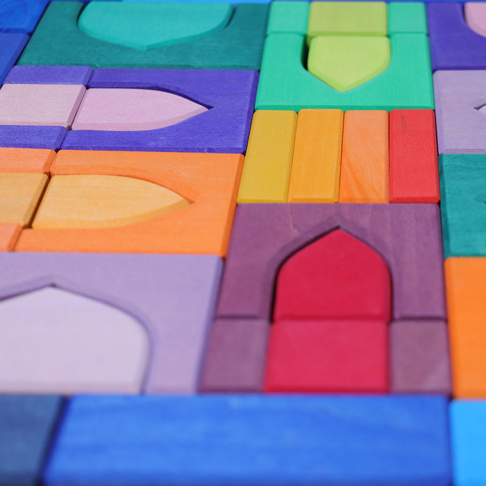 1001 Nights Wooden Blocks Building Set - Grimm's Wooden Toys
