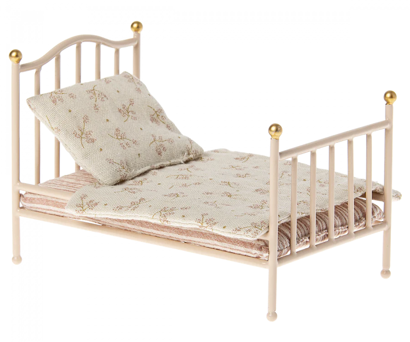 Maileg Mice Vintage Bed - Twin Size - Rose
