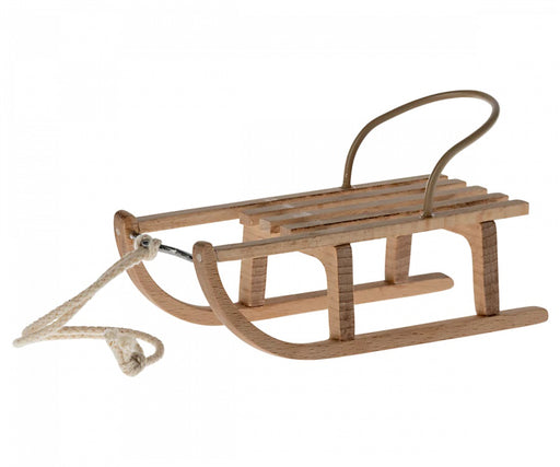 Wooden sled for Maileg mice
