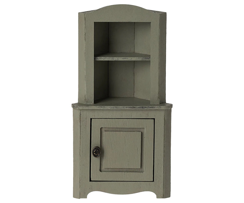 Wooden Mouse Corner Cabinet Light Green - Maileg