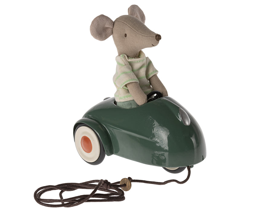 Mouse Car - Dark Green - Maileg