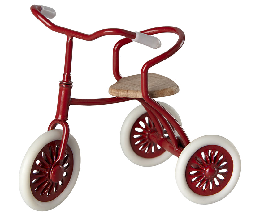 Mouse tricycle and Hanger - Red - Maileg