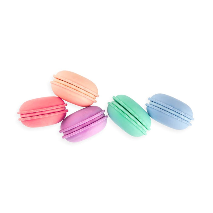 Set of 5 colored vanilla scented erasers