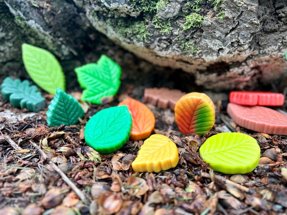 Stone Leaves – Leaf Sensory Play Stones