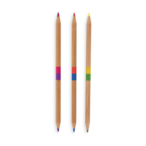 Double sided pre-sharpened colored pencils
