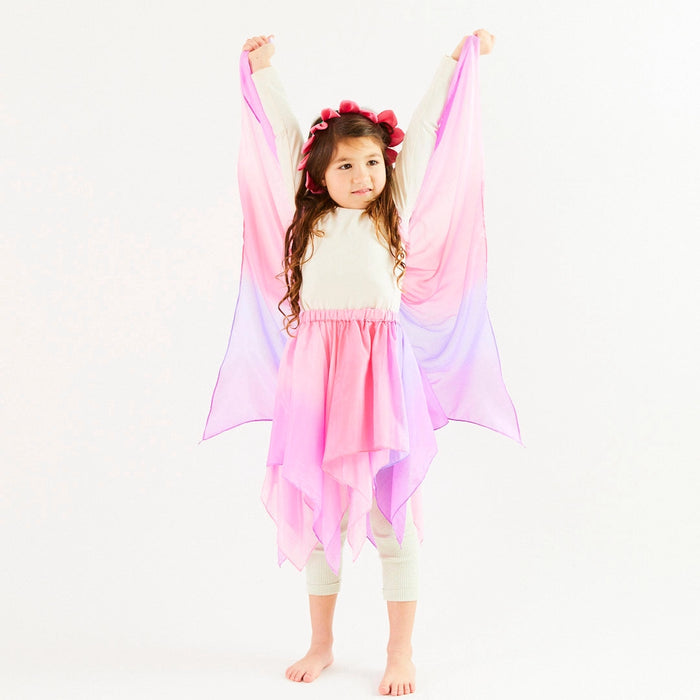 Fairy Wings - Silk Fairy Wings  - Dress Up - Sarah's Silks - Blossom (Pink & Purple)