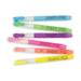 6 neon colored 3D puffy ink pens