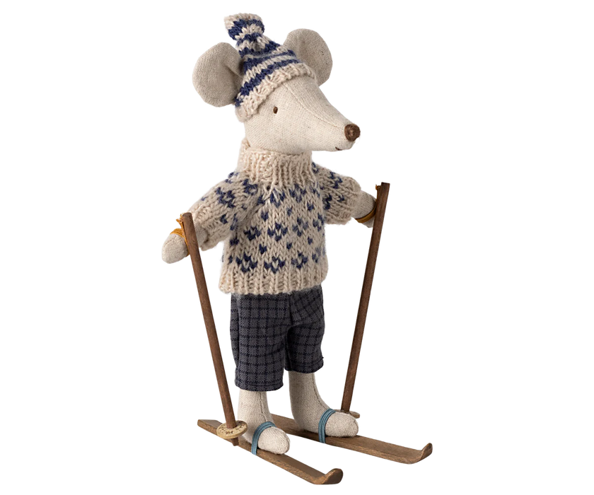 Winter Dad Mouse 2024 - Ski Mouse - Maileg Mouse