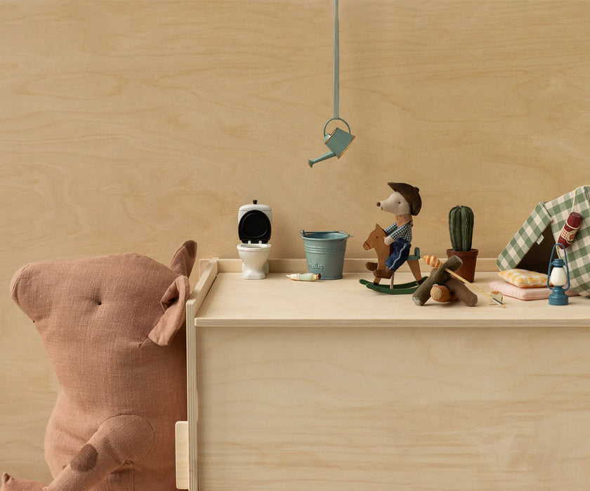 Cowboy Mouse on Rocking Horse - Little brother - Maileg