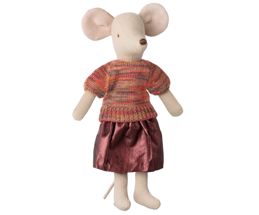 Skirt and Knitted Top- Mom/Dad Size - Maileg Mouse Clothing