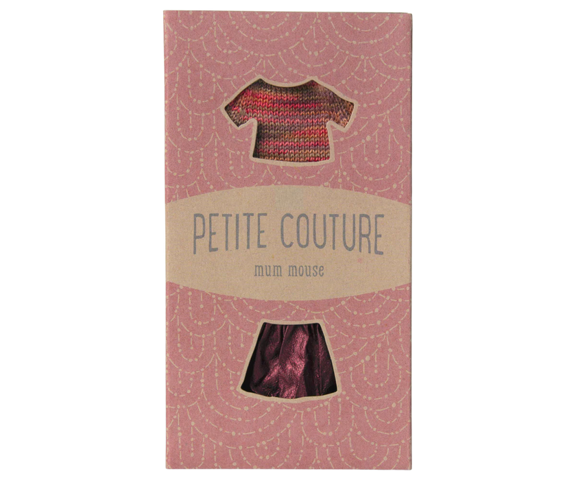 Skirt and Knitted Top- Mom/Dad Size - Maileg Mouse Clothing