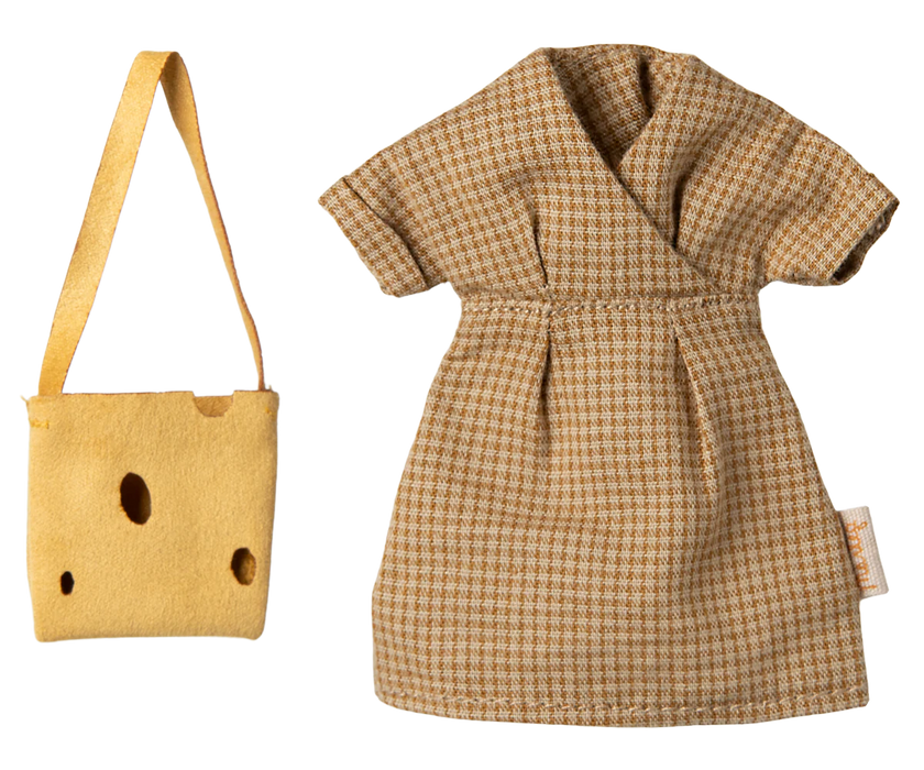 Dress & Bag - Mom/Dad Size - Maileg Mouse Clothing