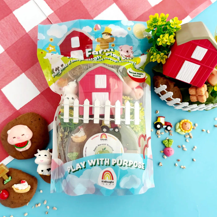 Farm - Sensory Play Dough Kit - Earth Grown Kid Dough
