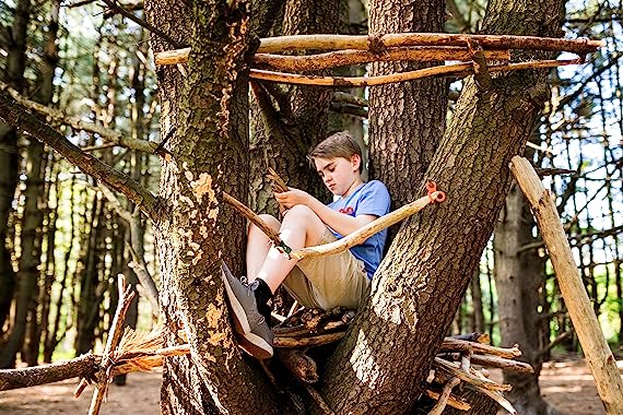 20-Piece Fort Building Set - Connect, Create, and Grow in the Great Outdoors - Stick-lets