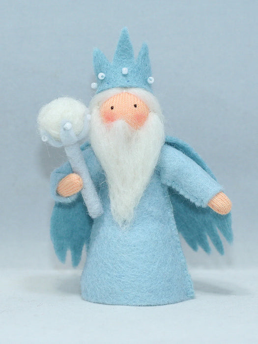 Winter King - Bendable Doll Holding Sceptre- Ambrosius Flower Fairies