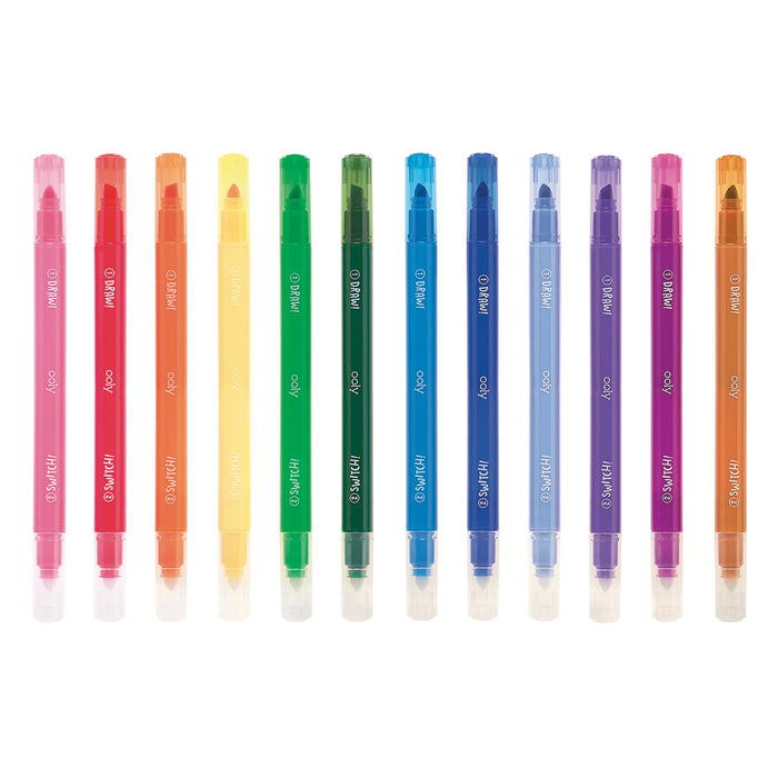 Switch-eroos - Color Changing Markers - 12 Colors - OOLY