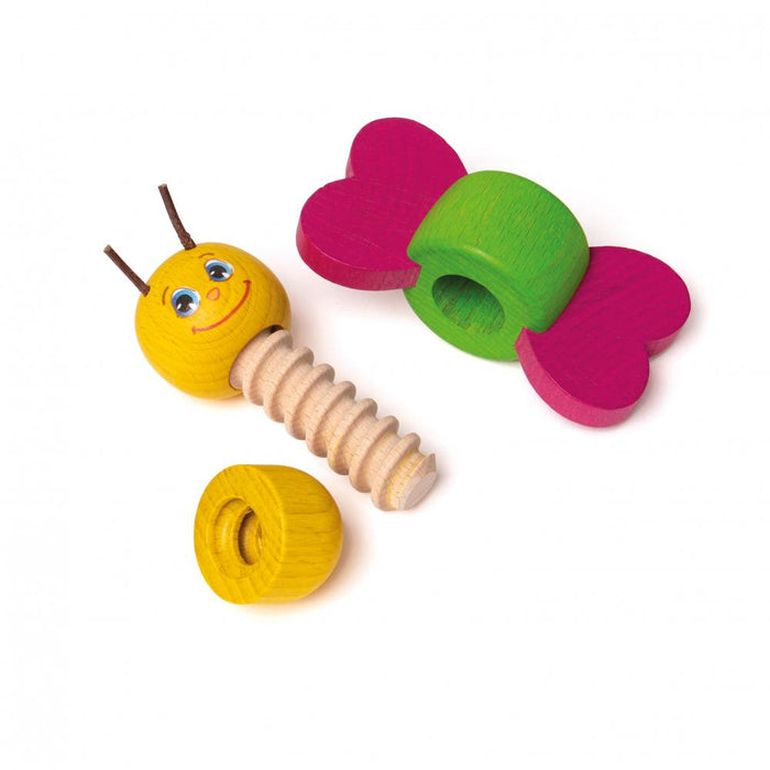 Butterfly Screw Turning Game - Toddler Fine Motor Skill Toy - Erzi
