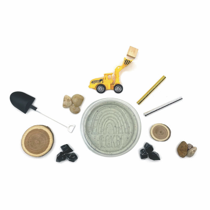 Construction - Sensory Play Kit - Earth Grown Kid Dough - Unscented