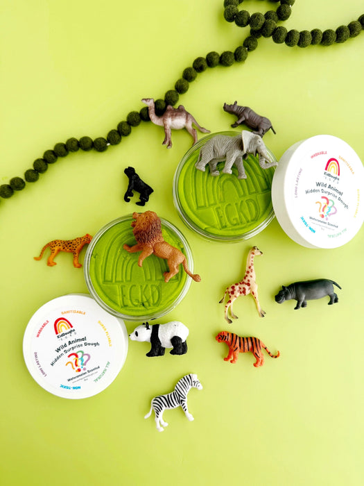 Playdough Singles 4 oz Jars - Earth Grown Kid Dough - Scented