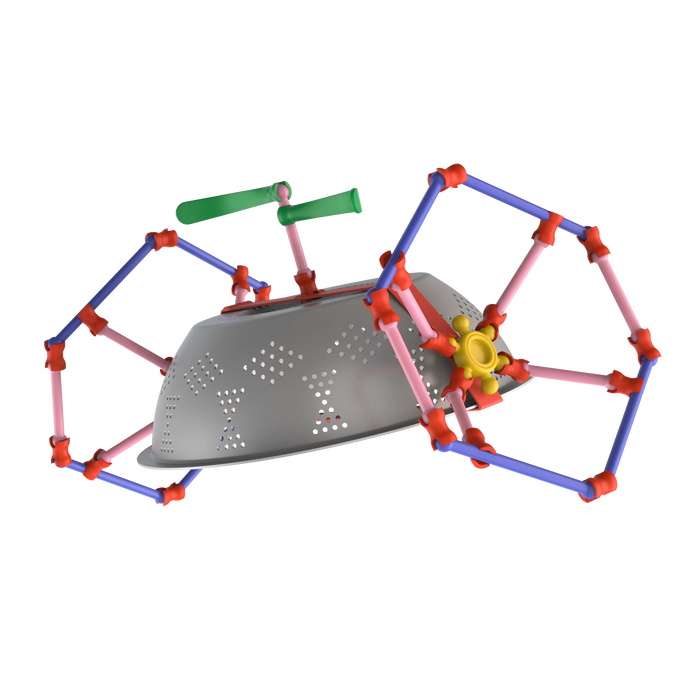 92 PC Inventions Building Kit - Eco-Friendly STEM Toy Building Set - ODDY