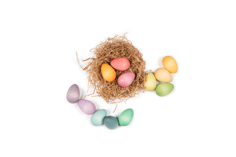 Happy Eggs - Wooden Colorful Eggs - Grapat