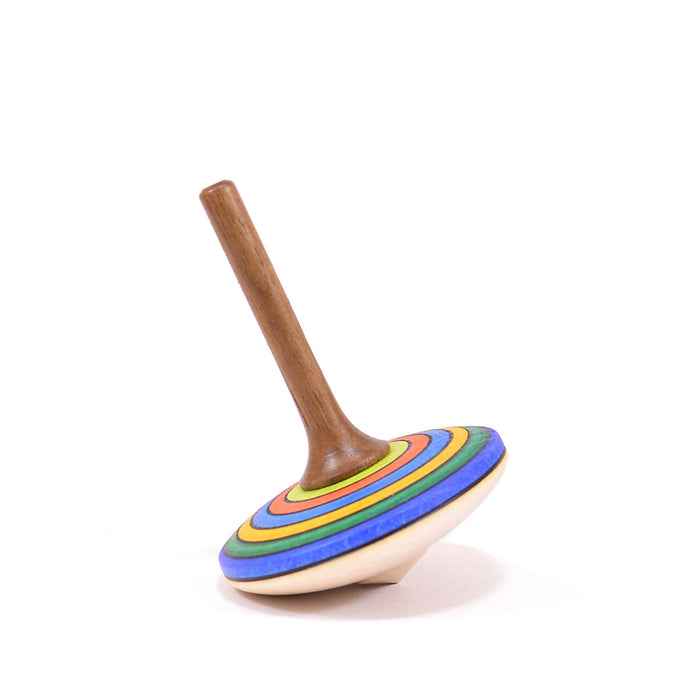 Striped Spinning Top - Wooden Spinning Top - Mader