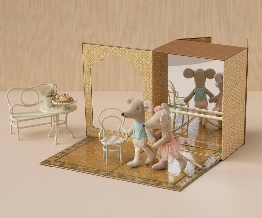 Ballet Mice in Dance Studio Set - Little Sister and Brother- Maileg