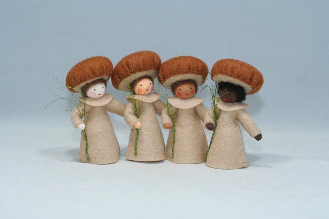 Brown Mushroom Fairy -  Ambrosius Flower Fairies