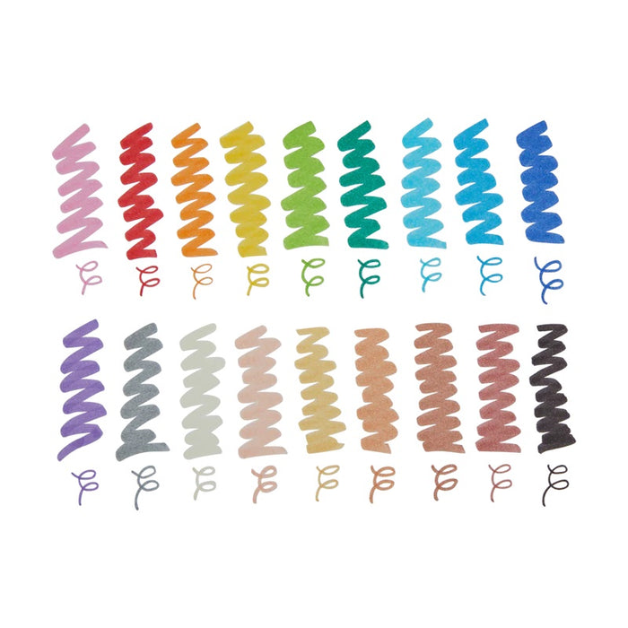 Brush & Fine Tip Double Ended Markers - 18 Colors - Color Together - OOLY