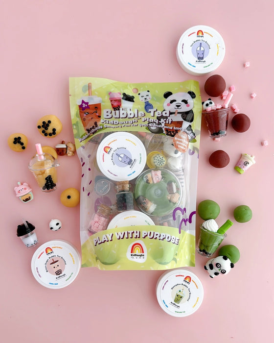 Bubble Tea - Sensory Play Kit - Earth Grown Kid Dough