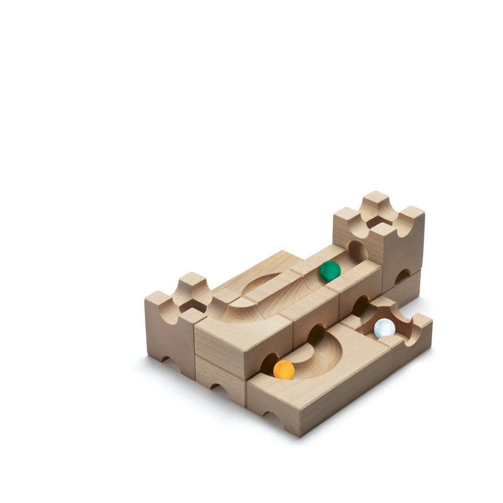 CUBORO Sub - Extra Set - Wooden Marble Run — Oak & Ever