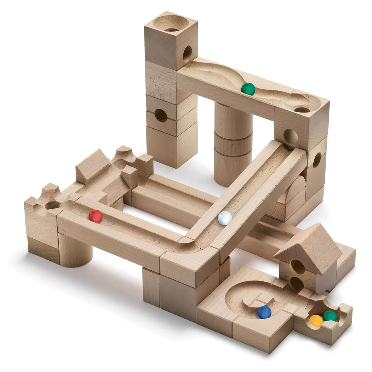 CUBORO Junior The starter Set Wooden Marble Run for years