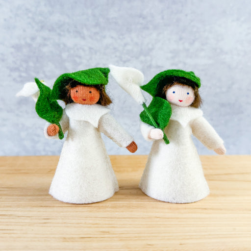 lily flower fairy Calla Lily Fairy - 3.5" Doll - Holding A Flower