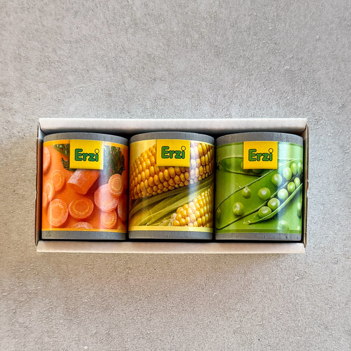 Canned Food Veggie Mix - Wooden Play Food - Erzi