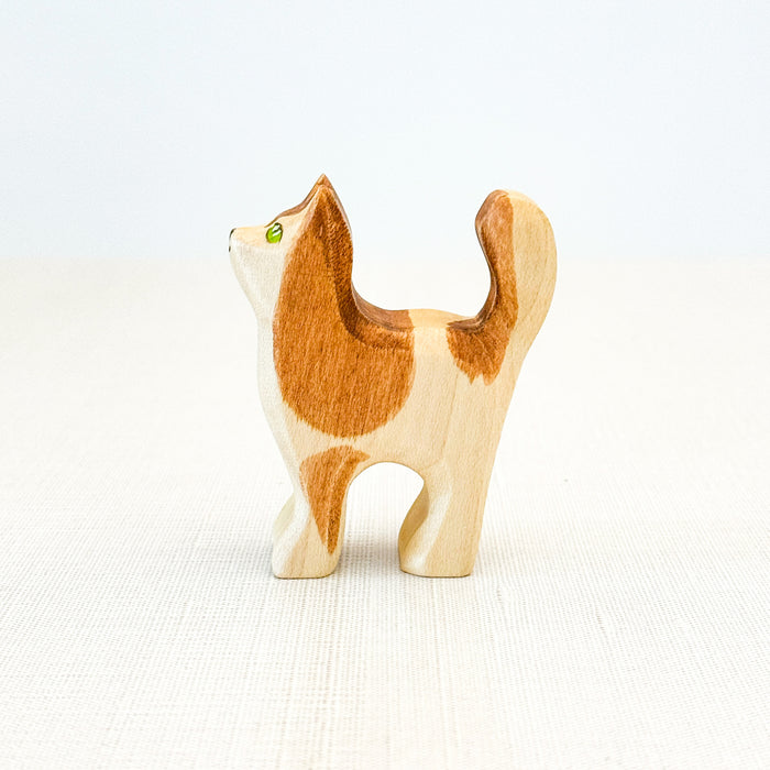 Cat - Hand Painted Wooden Animal - HolzWald