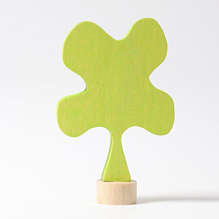 Clover - Decorative Figure for Celebration Ring - Grimm's Wooden Toys