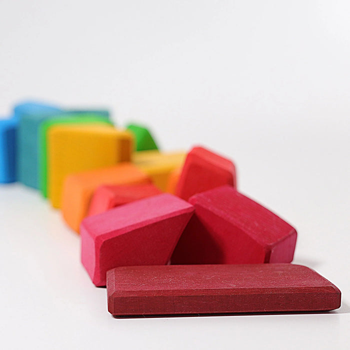 Colored Waldorf Blocks - Grimm's Wooden Toys