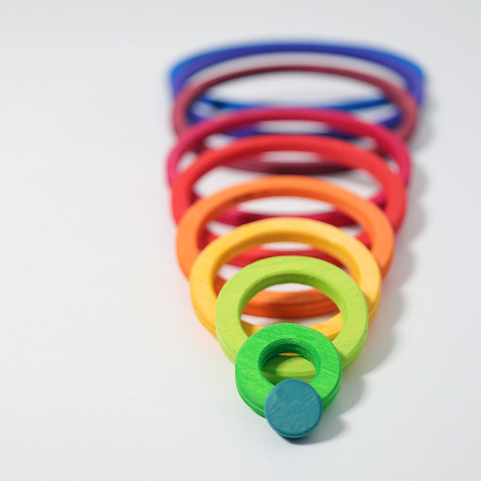 Concentric Circles and Rings - Grimm's Wooden Toys