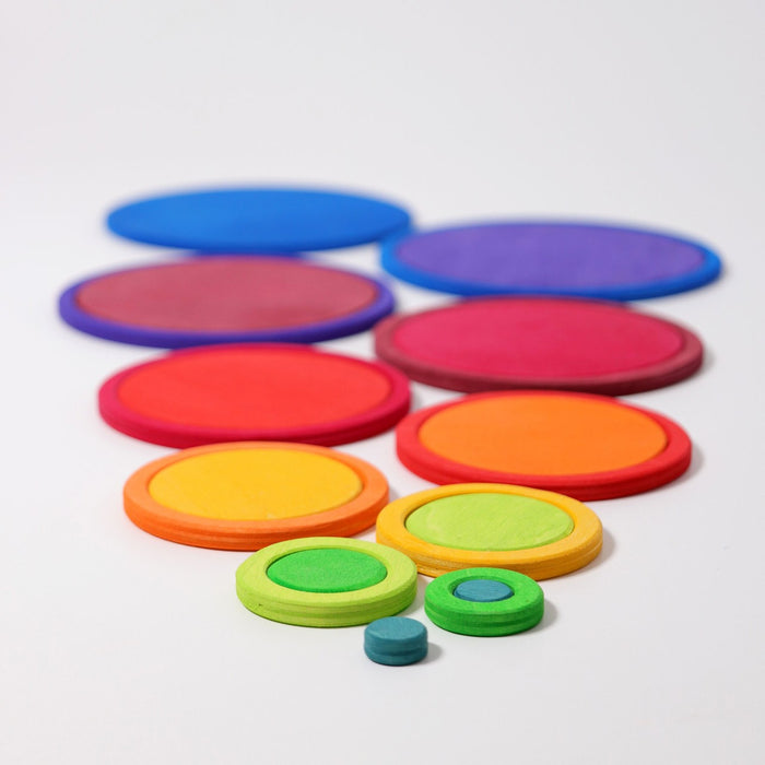 Concentric Circles and Rings - Grimm's Wooden Toys