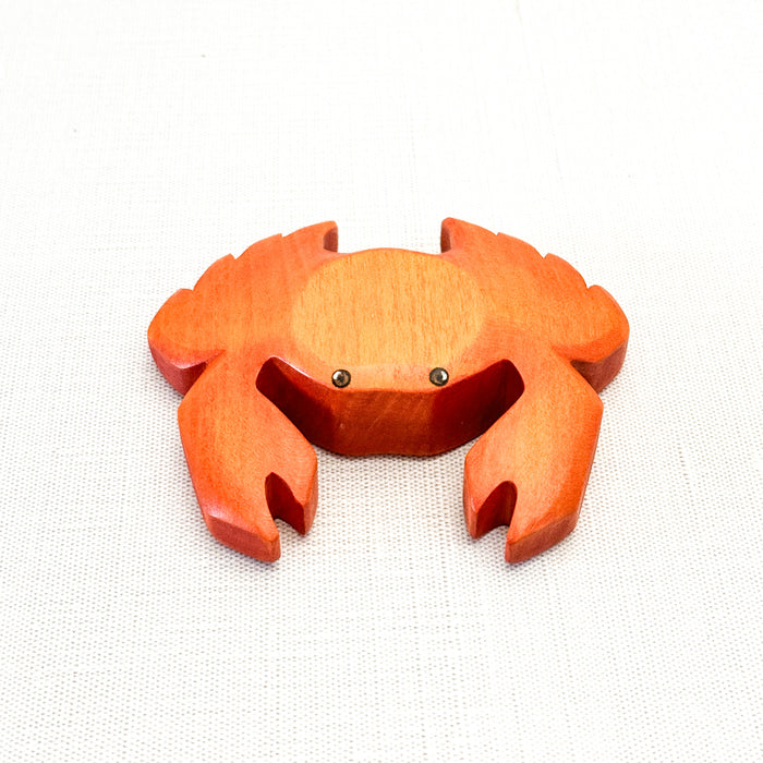 Crab - Hand Painted Wooden Animal - HolzWald