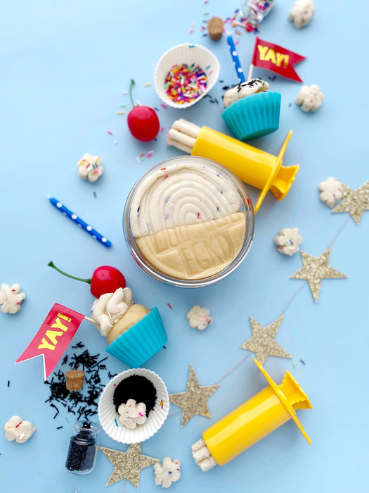 Cupcake - Sensory Play Kit - Earth Grown Kid Dough - Cake Scented