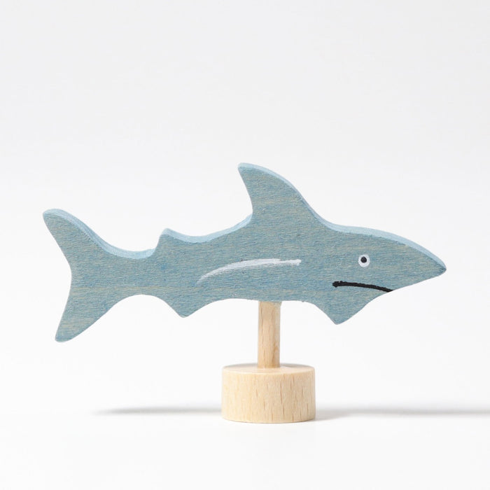 Decorative Figure Shark- Grimm's Wooden Toys