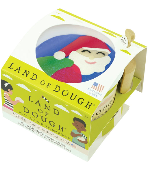 Surprised Santa -  Natural Play Dough  - The Land of Dough