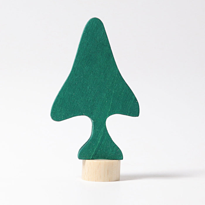 Fir Tree Decorative Figure - For Birthday Ring or Celebration Ring - Grimm's Wooden Toys