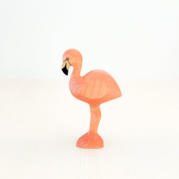 Flamingo  - Hand Painted Wooden Animal - HolzWald