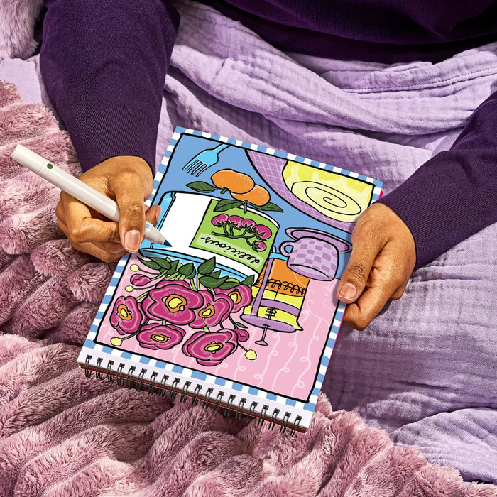 Flowart - Color-To-Reveal  - Fragrant Blooms - Mindfulness Coloring Activity for Tweens, Teens & Adults