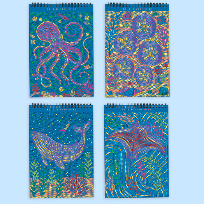 Flowart - Dot By Letter - In To The Deep - Mindfulness Art Activity for Tweens and Teens