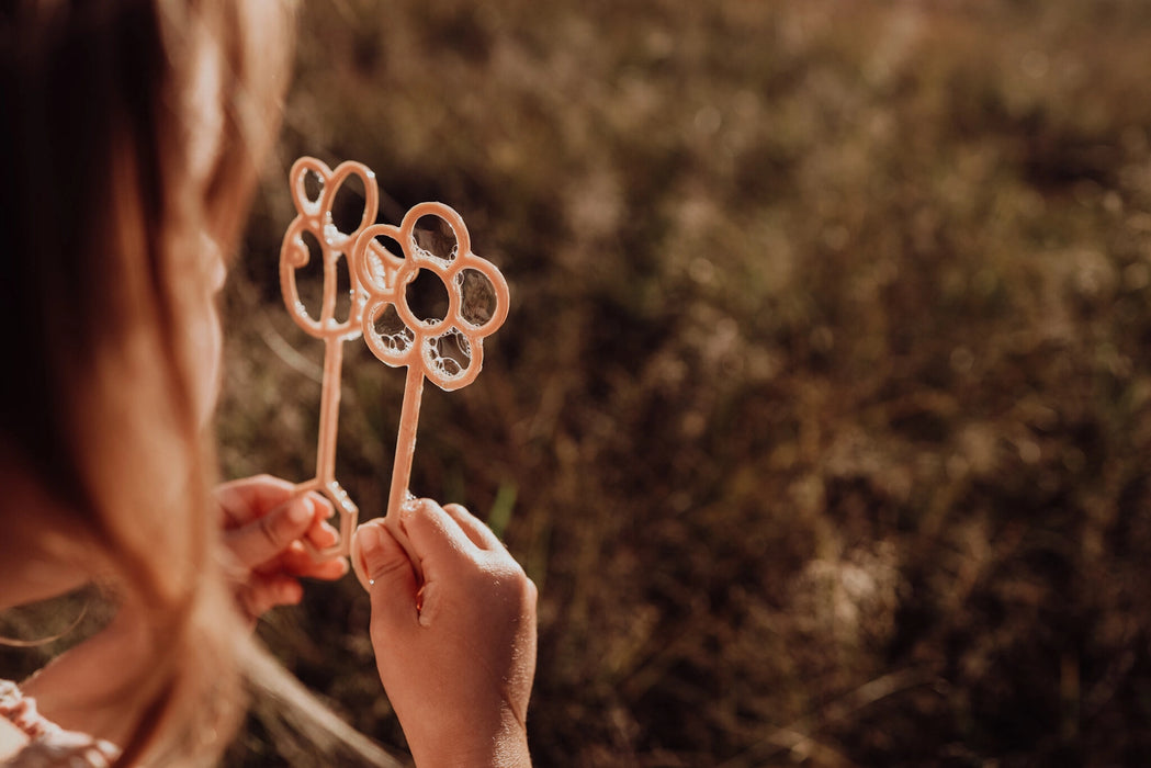 Flower - Eco Bubble wand - Plant Based Plastic - Eco Cutters