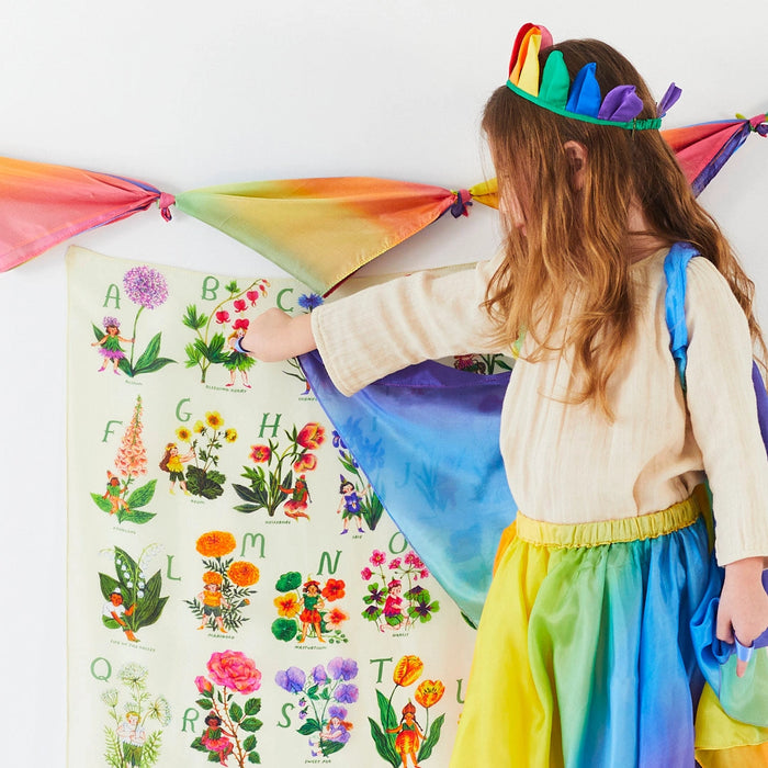 Flower Fairy Abc Playsilk - Sarah's Silks x Phoebe Wahl